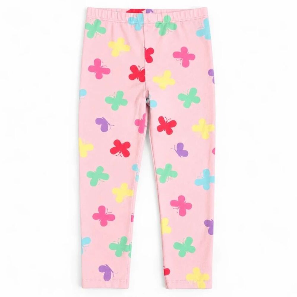 Garanimals Girls 4T Pink Multicolor Butterfly Print Stretch Leggings